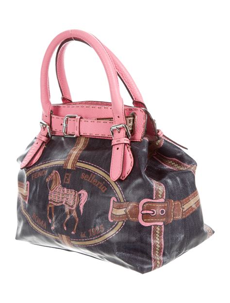 fendi f horse|Fendi leather handbags.